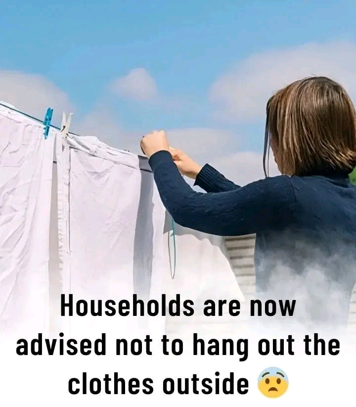 Why Is It Not Recommended To Hang Out The Clothes Outside  REASON WHY IS IN THE COMMENTS BELOW ⬇️