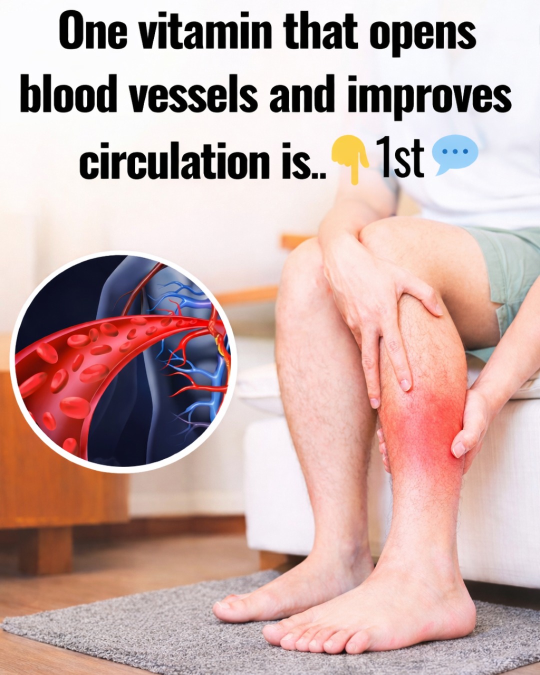 After 50 your circulation needs extra support and this specific vitamin keeps blood flowing properly to prevent serious problems down the road ..👇1st💬