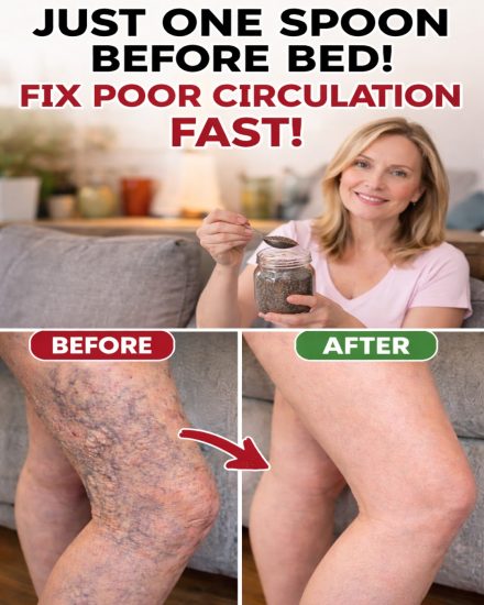 Eat THIS before bed to boost circulation in your legs and feet. You’ll love this recipe! 👇 To keep receiving my recipes, just say something… Thank you!